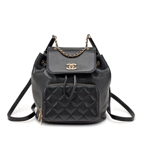 Chanel Caviar Business Affinity Backpack 